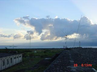 Operating Site (lower left) & Antenna45
