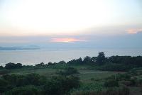 looking west from QTH, left-Shiu-Kinmen island(BO0KS), right- Sha-Men City, China