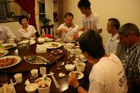 Nice dinner, host by BM9AAQ