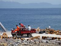 Coast Guard helping transport equipment