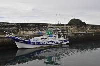 Fishing boat in the GonGuan Fishing Harbour