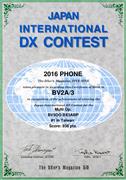 2016 - JIDX SSB Contest, Taiwan #1