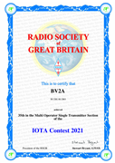 2021 - RSGB IOTA World #35